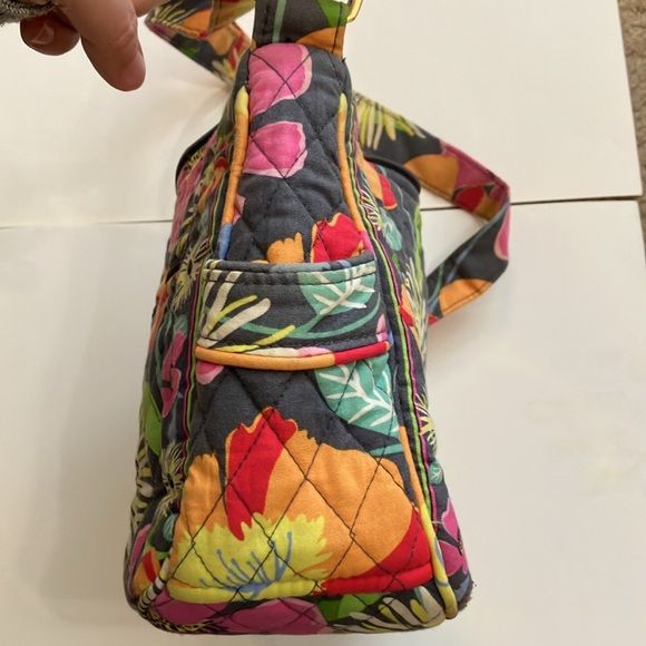 Vera Bradley Jazzy Blooms (Retired) Cross-body Satchel Bag -excellent condition - Picture 4 of 6